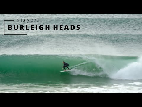 Surfing Dreamy Waves at Burleigh - Tuesday 6 July 2021