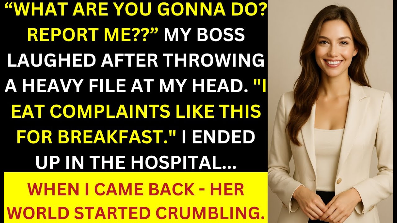 My Boss Put Me in the Hospital Then Fired Me—So I Made Her Smile Disappear…
