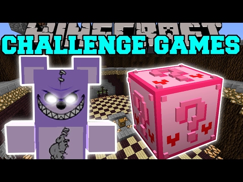 Minecraft: EVIL TEDDY BEAR CHALLENGE GAMES - Lucky Block Mod - Modded Mini-Game
