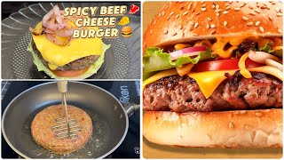 Juicy Beef Hamburger Recipe | Best Homemade Burger Ever!
