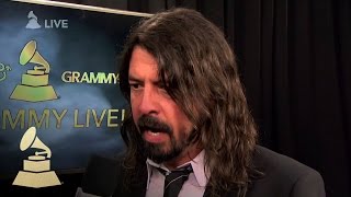 Dave Grohl | Backstage Interview |  58th GRAMMYs