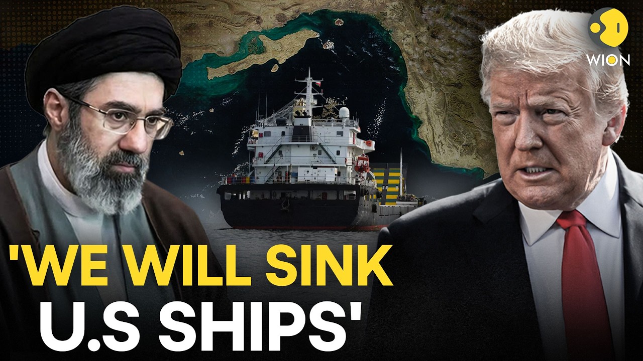 US Iran War LIVE: Iran Threatens To SINK US Warships in Strait of Hormuz | Iran Warns Trump | WION