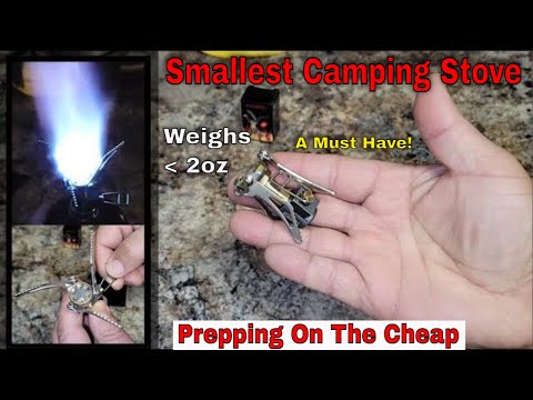 Prepping On The Cheap: A Must Have! | The Smallest Camping Stove I've Ever Tested