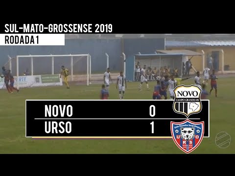 GOL: NOVO 0x1 URSO - CAMPEONATO SUL-MATO-GROSSENSE 2019 - 20/01/2019