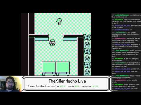 TheKillerNacho Live: Randomized Pokémon Red 721 Nuzlocke - Part 8