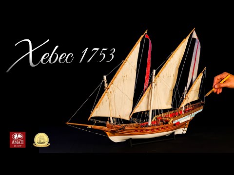 The BEST Pirate Ship Model Kit I Built Up-to-Date, Amati Xebec 1753 1:60 Scale