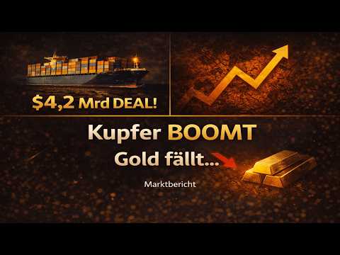 Container-Mega-Deal & Kupfer-Rally! Gold fällt, PayPal wackelt | Marktbericht KW08 2026 Thumbnail