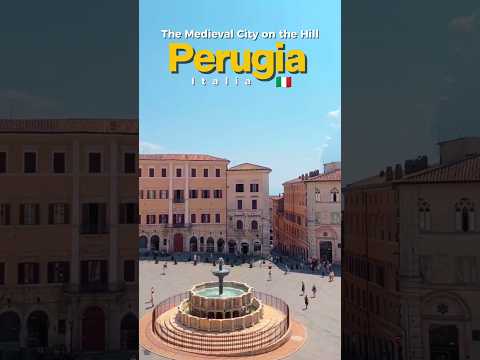 🇮🇹 Perugia, Italy: The Medieval City on the Hill #travel #italy #perugia #oldtown #medievaltown