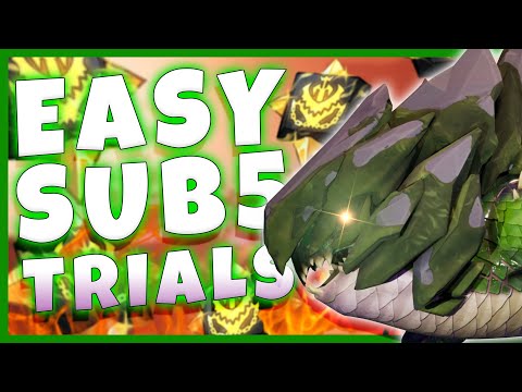 Dauntless Skarn trials - EASIEST sub 5 build and guide