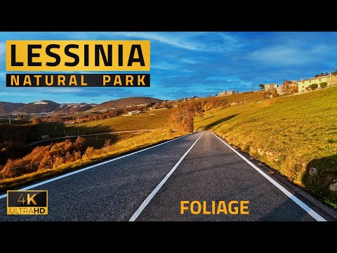 Italian Alps | Autumn leaves | 4K Scenic Drive