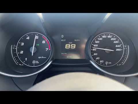 Alfa Romeo Giulia 2.0 TBI Stage 1 acceleration 0-170
