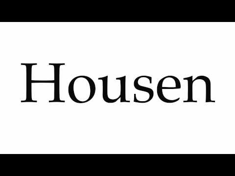 How to Pronounce Housen