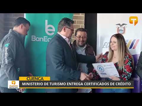 Ministerio de turismo entrega certificados de crédito