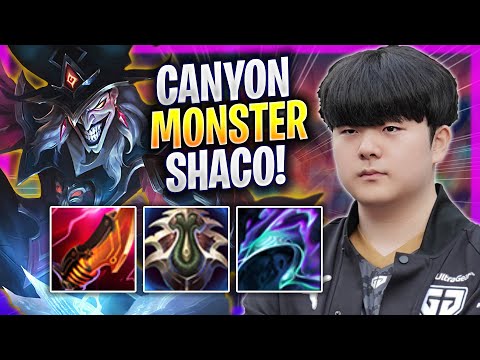 CANYON IS A MONSTER WITH SHACO! - GEN Canyon Plays Shaco JUNGLE vs Vi! | Season 2024