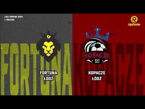 SKRÓT | Fortuna Łódź - Kopacze Łódź | Zimowa Liga Fanów Łódź, 1.kolejka #socca #LigaFanów