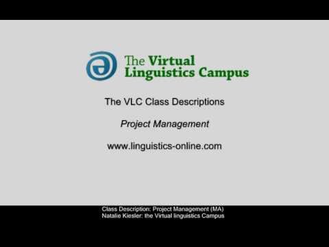 Class Description - Project Management