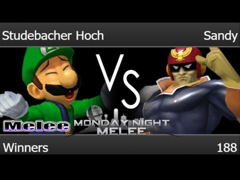 MNM 188 - TLOC | Studebacher Hoch (Luigi) vs Sandy (C Falcon) Winners - Melee