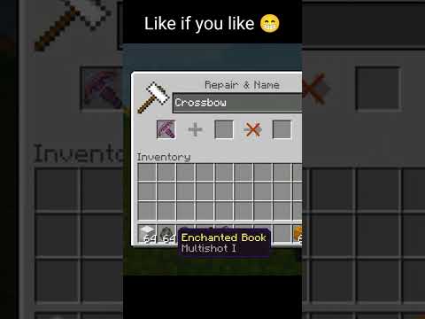 Gamistan - How to make your crossbow overpowered #shorts #minecraft