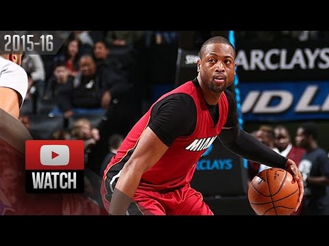 Dwyane Wade Full Highlights at Nets (2016.01.26) - 27 Pts, 8 Ast, BEAST!