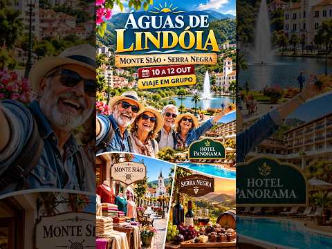 VIAGEM ÁGUAS DE LINDOIA - MONTE SIÃO - SERRA NEGRA - Feriado de Outubro