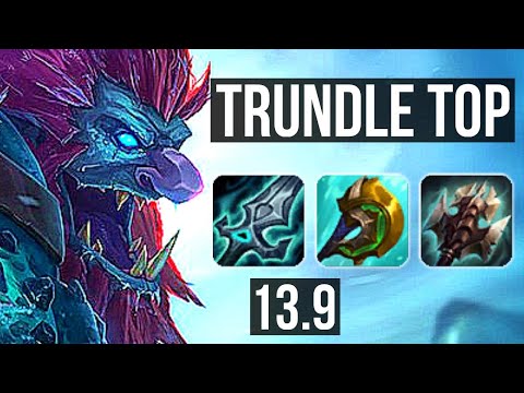 TRUNDLE vs IRELIA (TOP) | Legendary, 14/4/9 | TR Master | 13.9