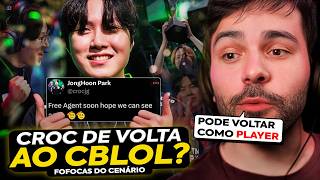🚨 CROC TÁ FREE AGENT? ELE PODE VOLTAR PRO CBLOL? MINERVA REAGE E OPINA SOBRE