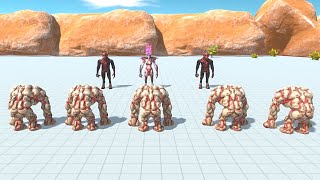 3X Koarog vs 5 Middle units - Animal Revolt Battle Simulator