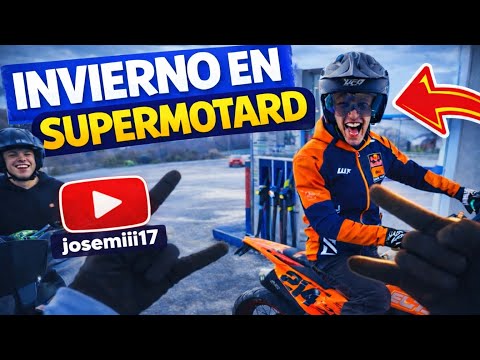 Un día con las SUPERMOTARD en INVIERNO🥶