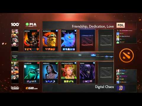 Digital Chaos vs FDL Group Stage Game 1 - Manila Major Americas Qualifier