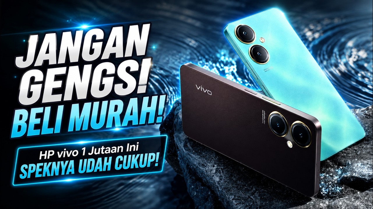 Menolak Miskin Gara-gara HP Mahal‼️ Ini Daftar HP vivo 1 Jutaan Spek Badak di Pertengahan 2026