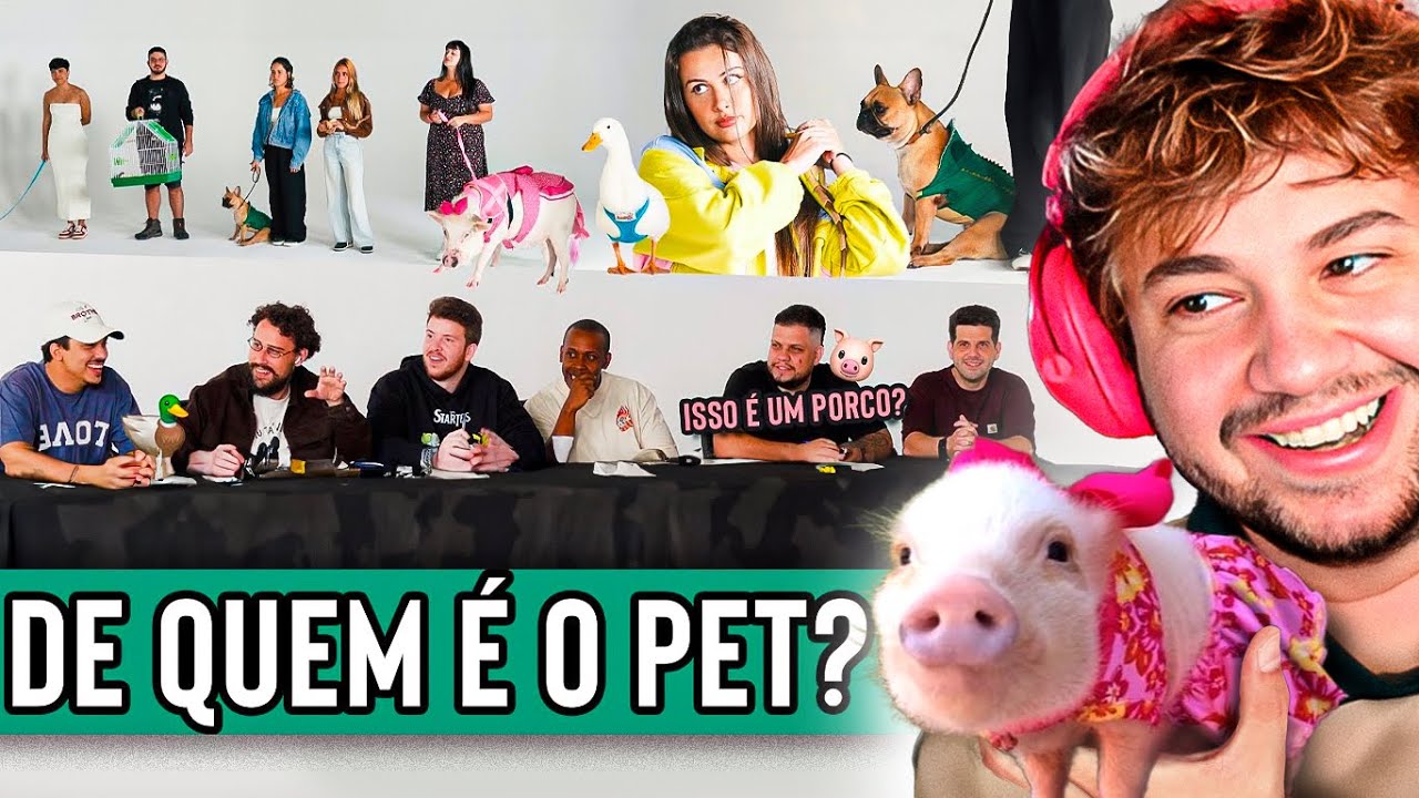 DE QUEM É O PET? - React Aqueles Caras