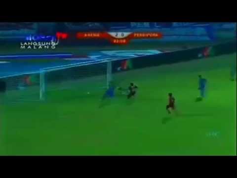 Gol de Cristian Alfaro Gonzáles   Arema 3   Persipura 0