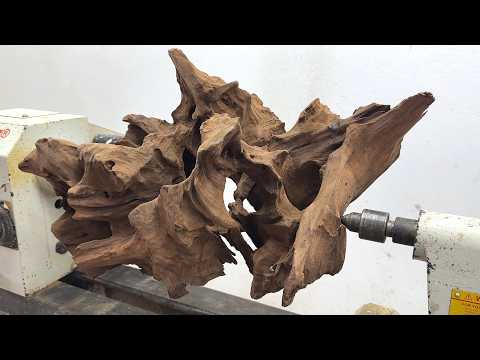 Craft Woodturning Products - Making a Perfect Vase From Driftwood And Epoxy