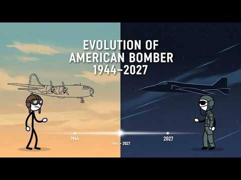 EVOLUTION OF AMERICAN BOMBER 1944 to 2027