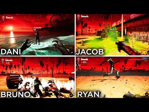 All Character's Rage Specials - Dead Island 2