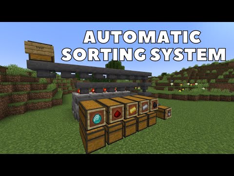 Minecraft Fully Automatic Sorting System | 1.21