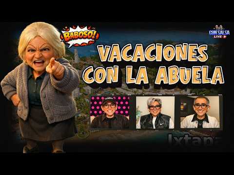 ¡  EN MANZANILLO CON LA ABUELA....PIJAMADA  !