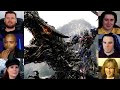 Optimus Prime vs GrimLock | Age of Extinction | Reaction Mashup  | #transformers