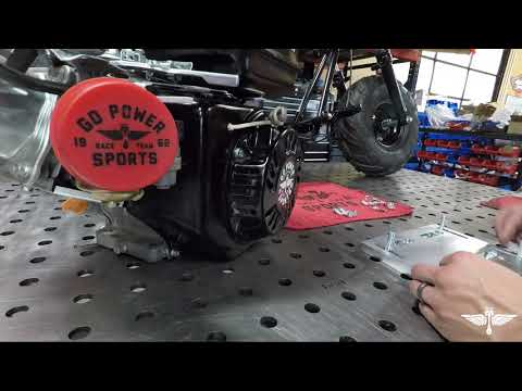 GoPowerSports Mega Moto Fully Adjustable Motor Mount Kit Install