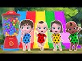 Color Slide Surprise Egg Finger Family More Nursery Rhymes Kids Songs Kindergarten