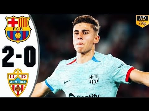 Barcelona Vs Almeria 2-0 highlights | All Goal & football match 2024 | Laliga sports @sigamer75