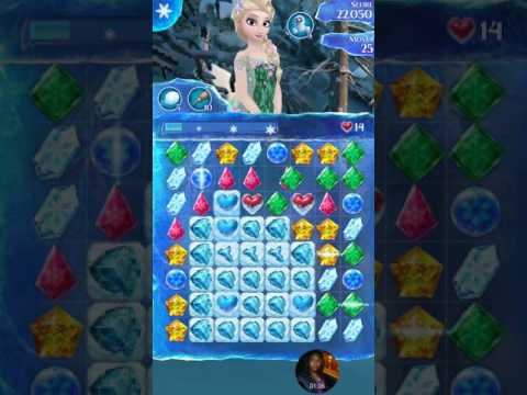 Frozen free fall endless maps freezing hearts (bonus) level 2