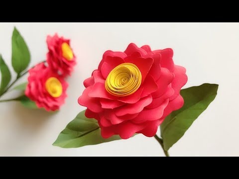 ABC TV | How To Make Paper Flower #6 | Flower Die Cuts - Craft Tutorial