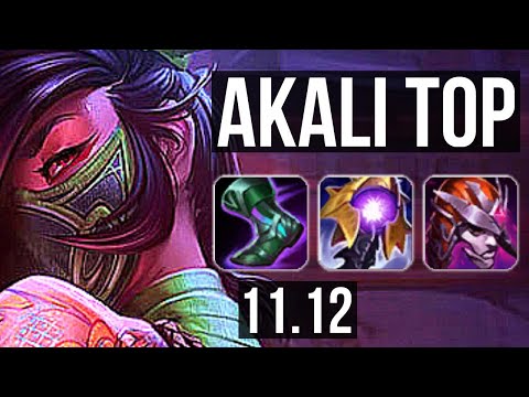 AKALI vs SETT (TOP) | 8/0/3, 600+ games, Legendary | BR Master | v11.12