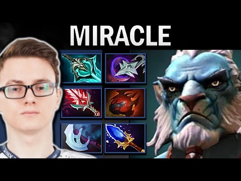 Phantom Lancer Dota Gameplay Miracle with 18 Kills and Tarrasque