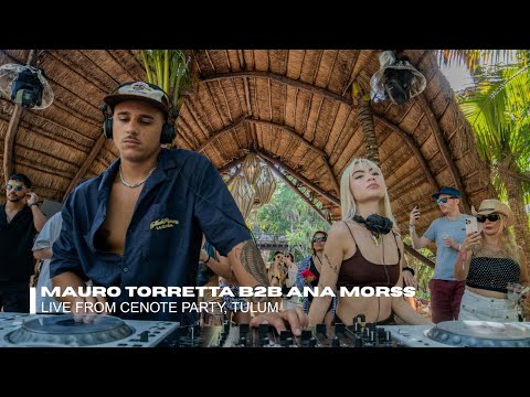 House Music Dj Set at a Cenote | Mauro Torretta B2B Ana Morss @ ¿Por Qué No? Festival in Tulum