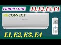 reconnect ac error code E1,E2,E3,E4,E5,F1,F2,F3,F4, | reconnect ac not cooling | Amresh11 Tech