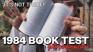 HE IMAGINED THE WORD | 1984 BOOK TEST by Josh Zandman