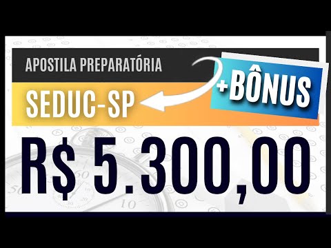 Apostila Concurso SEDUC-SP 2023 - Material EXCLUSIVO para Professor (Ensino Fundamental e Médio)