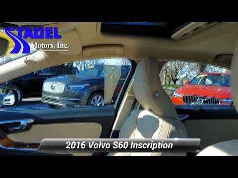 Certified 2016 Volvo S60 Inscription T5 Premier, East Petersburg, PA V30341A